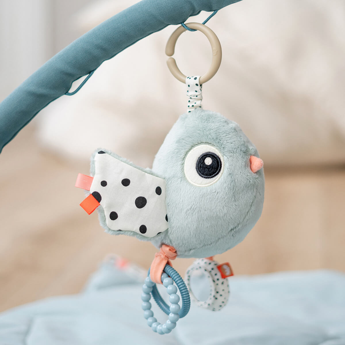Activity sensory toy - Birdee - Blue
