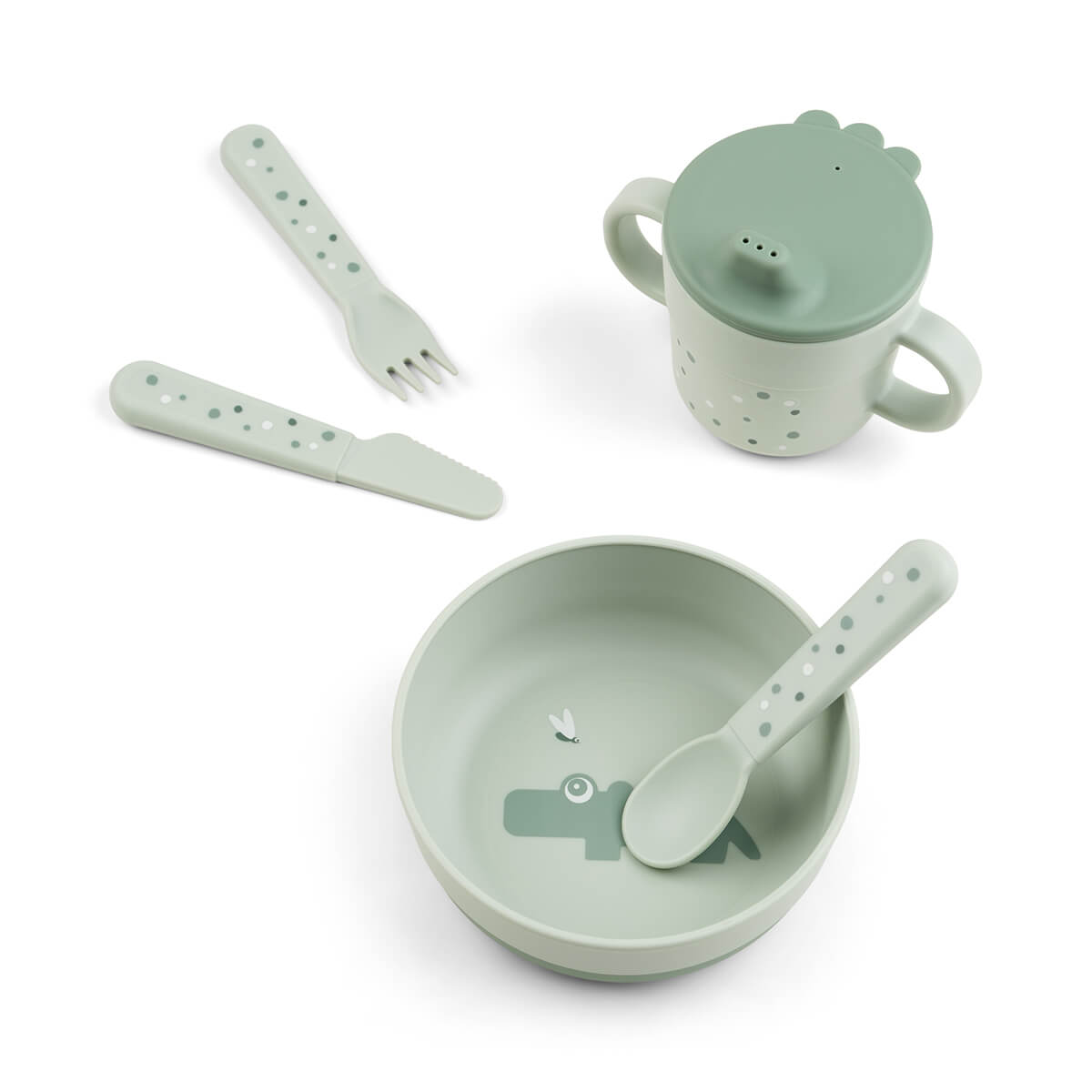 Foodie bowl set - Croco - Green