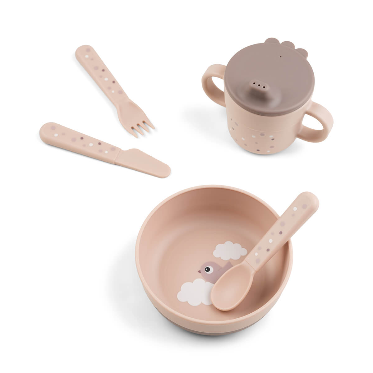 Foodie bowl set - Happy Clouds - Powder