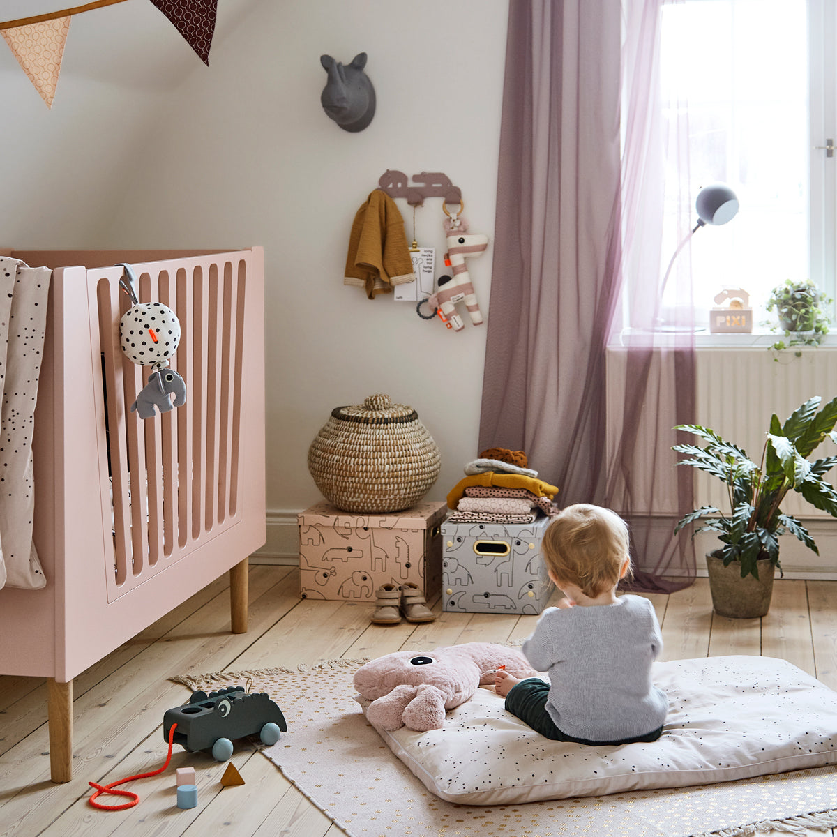 Ballon musical - Happy dots - Gris