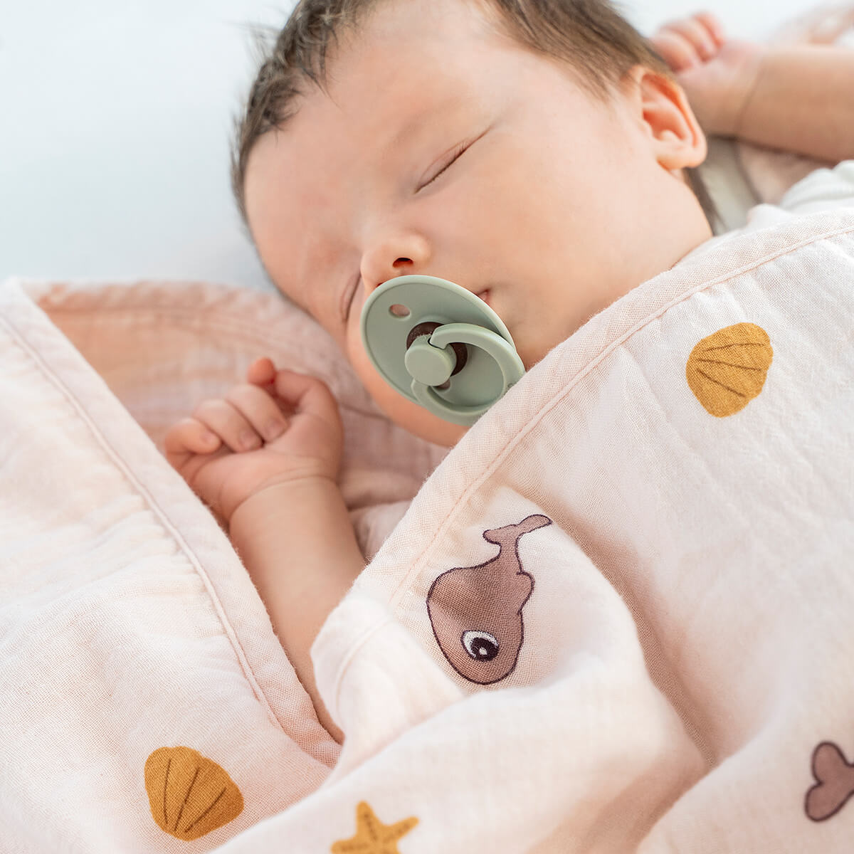 Couverture bébé - Wally - Rose