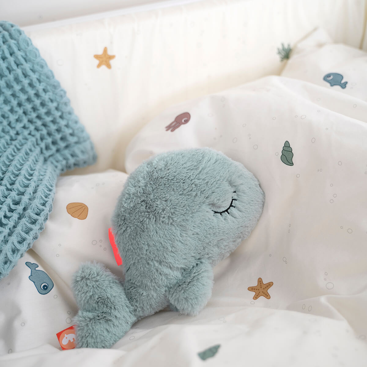 Bedlinen junior - Sea friends - Beige