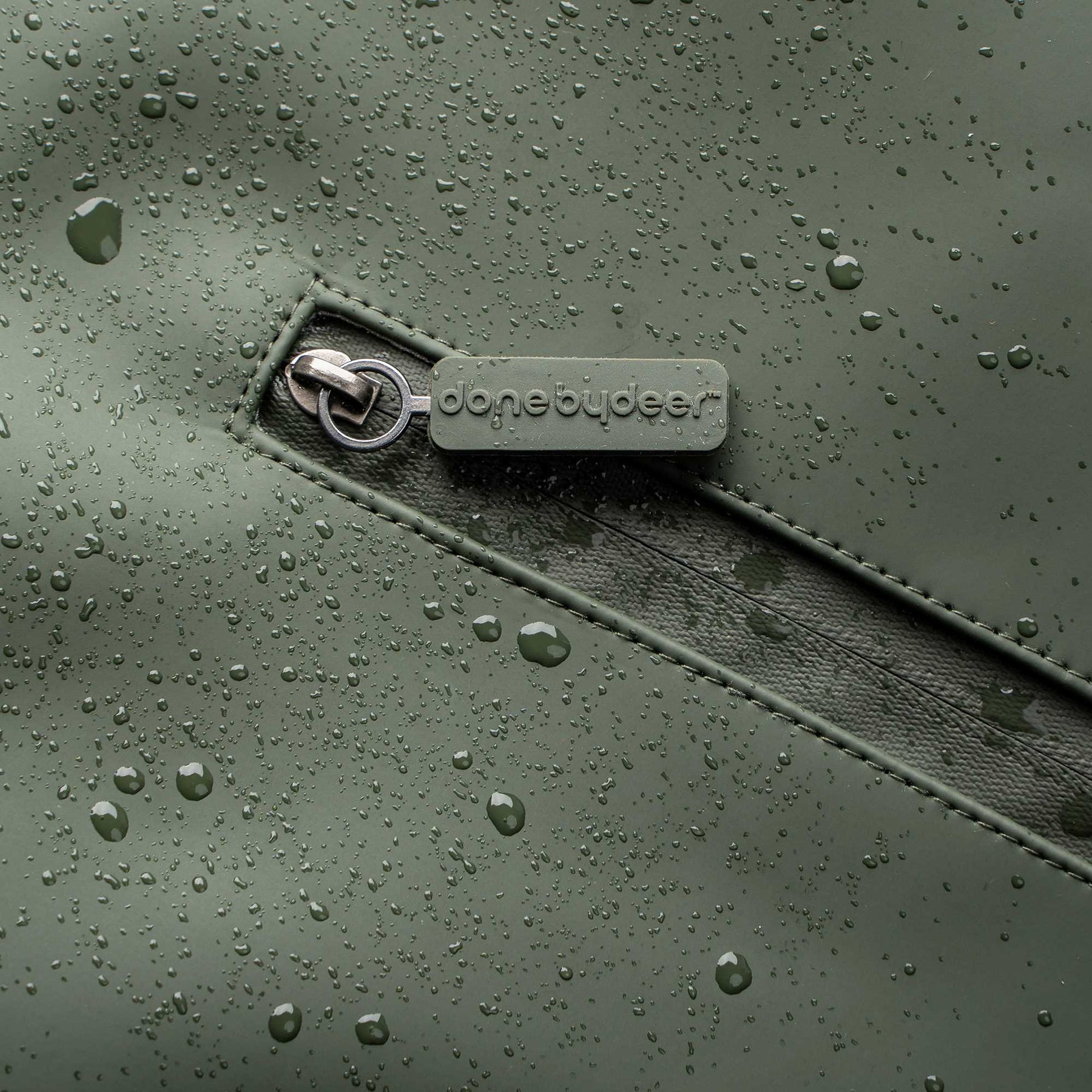 Changing backpack - Dark green - Detail