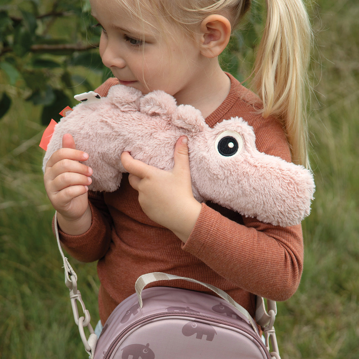 Peluche Petite - Croco - Rose