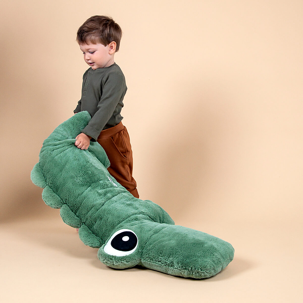 Kuscheltier Groß -- Croco - Grün