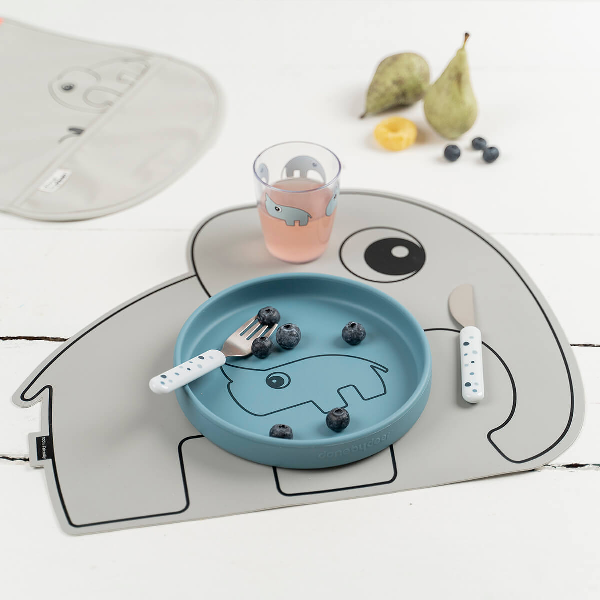 Cutlery set - Dreamy dots - White