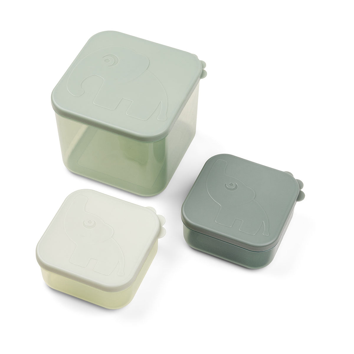 Food storage container set L - Elphee - Green