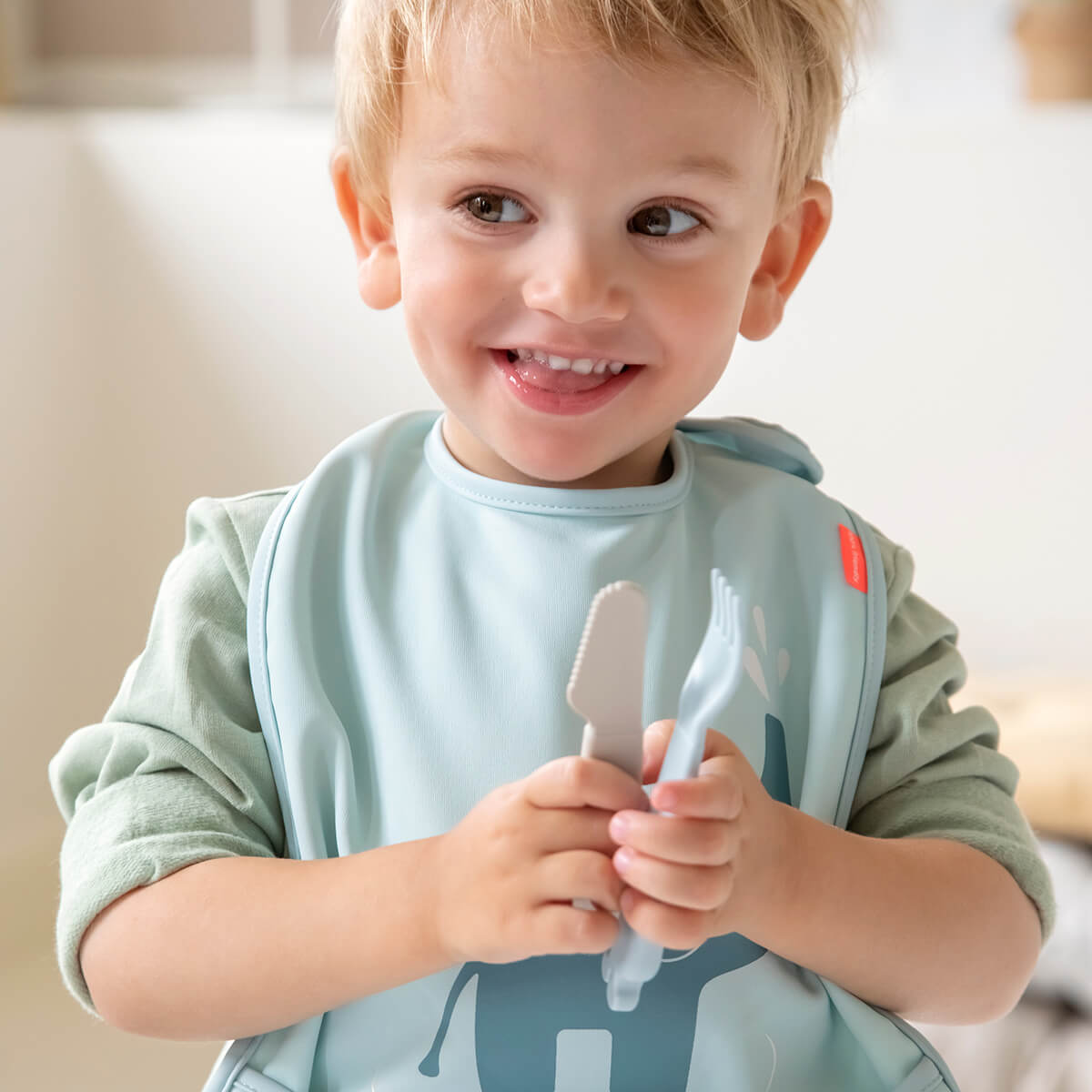 Kiddish Gabel 4-er Pack - Raffi - Blau