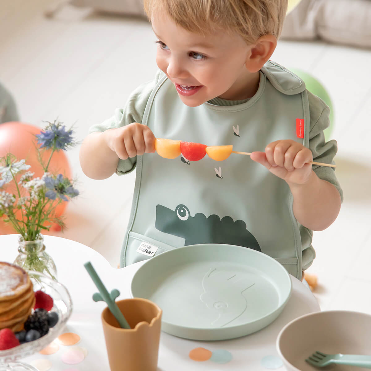 Kiddish Gabel 4-er Pack - Raffi - Blau