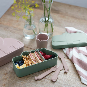 Kiddish lunch box - Croco - Green