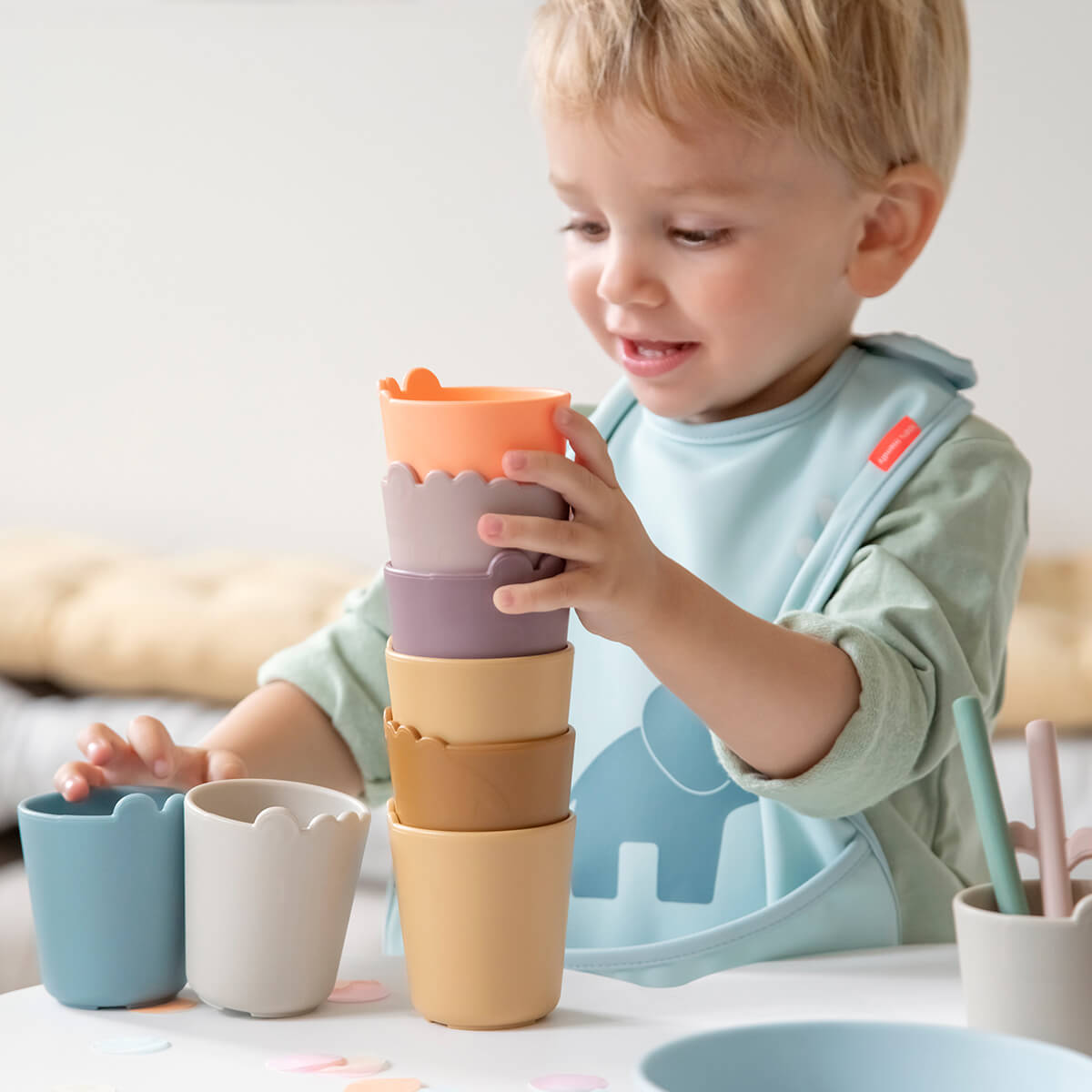 Kiddish mini mug - Croco - Blue