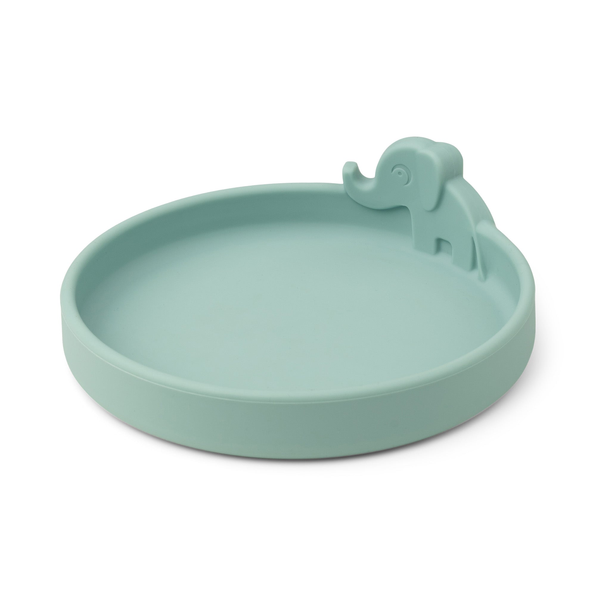 Peekaboo plate - Elphee - Blue - Front