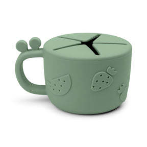 Peekaboo snack cup - Raffi - Green - Front