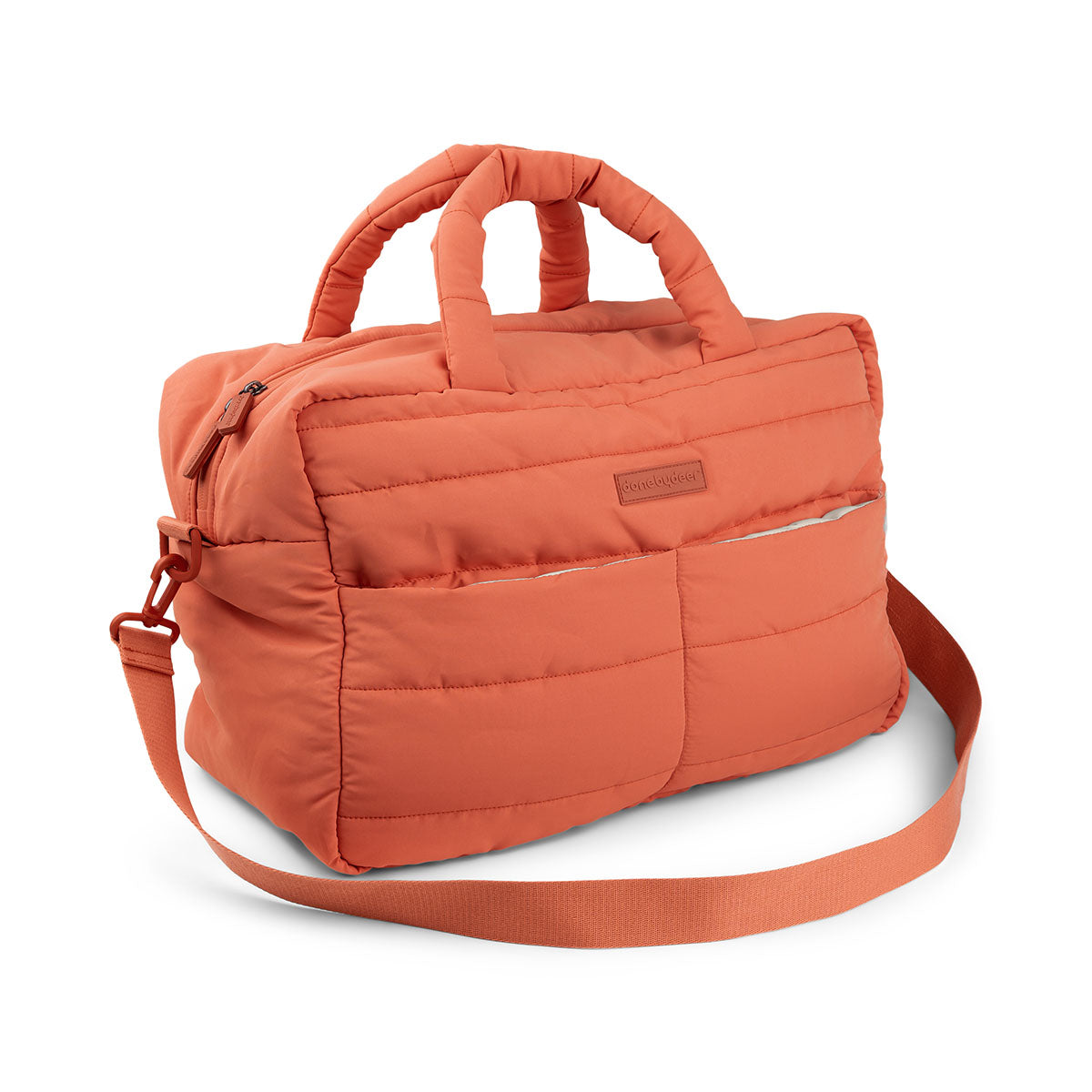 Quilted changing bag - Papaya