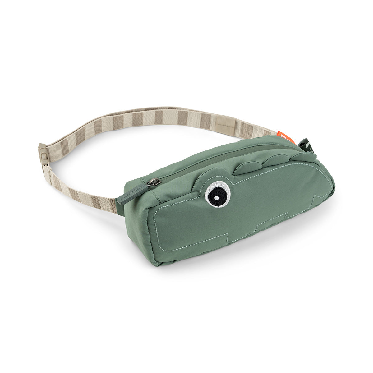Sac banane matelassé enfant - Croco - Vert