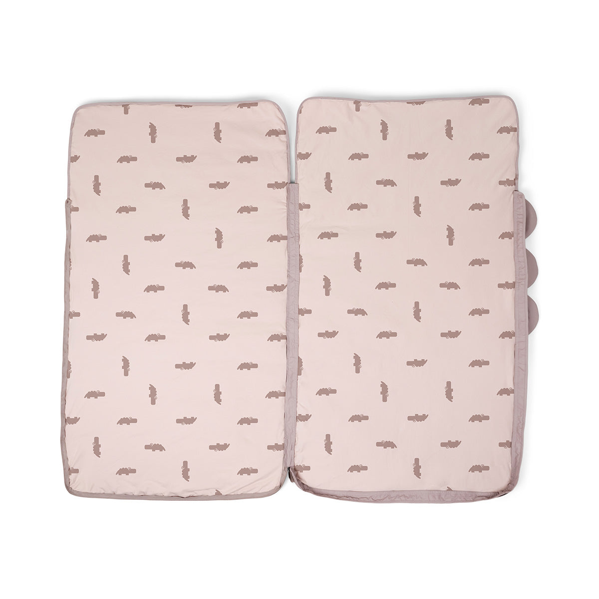 Gesteppter Kinderschlafsack - Croco - Rosa