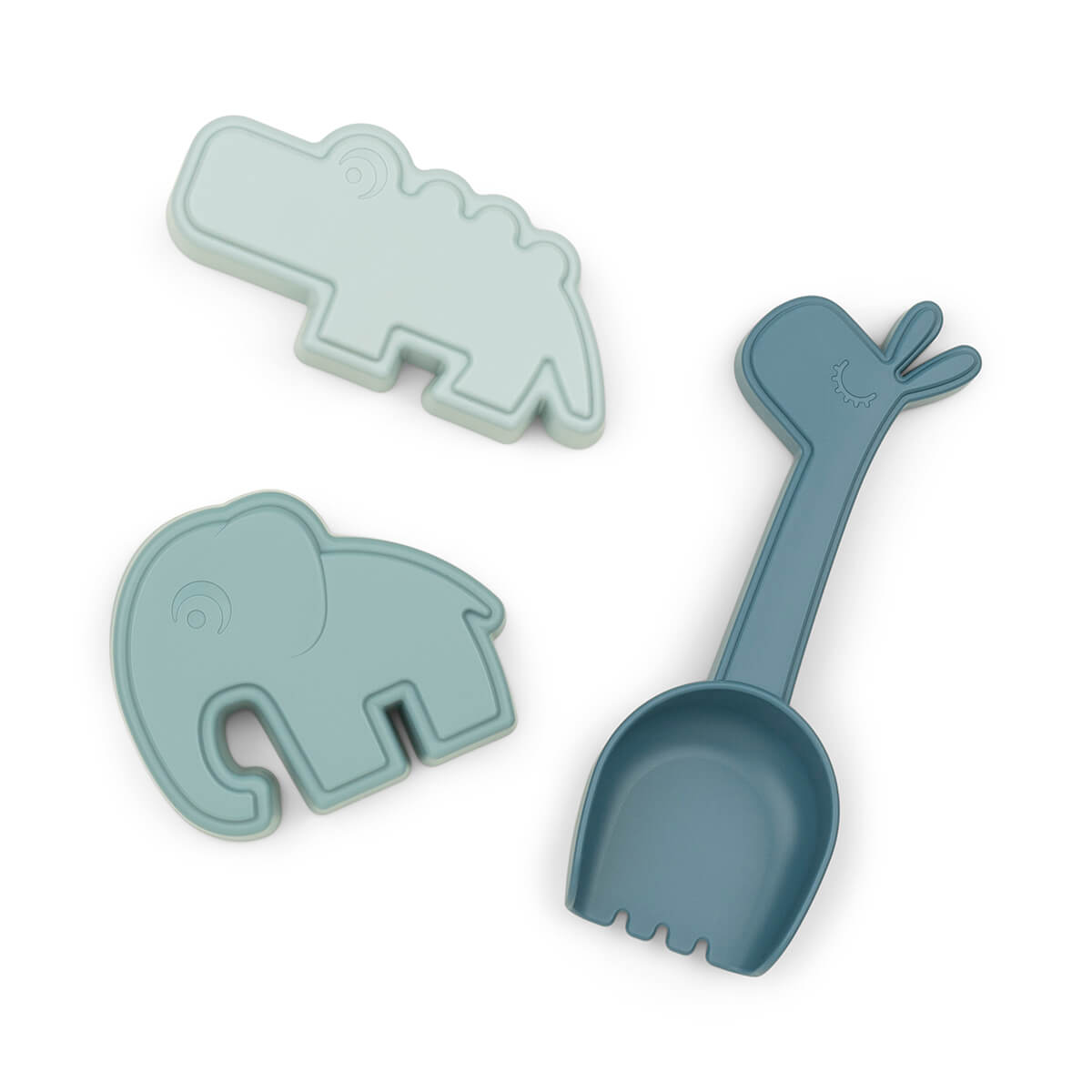 Sand play set 3 pcs - Deer friends - Blue