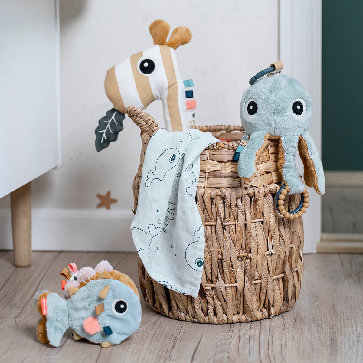 Sensorisk baby aktivitetsbog - Sea friends - Farvemix