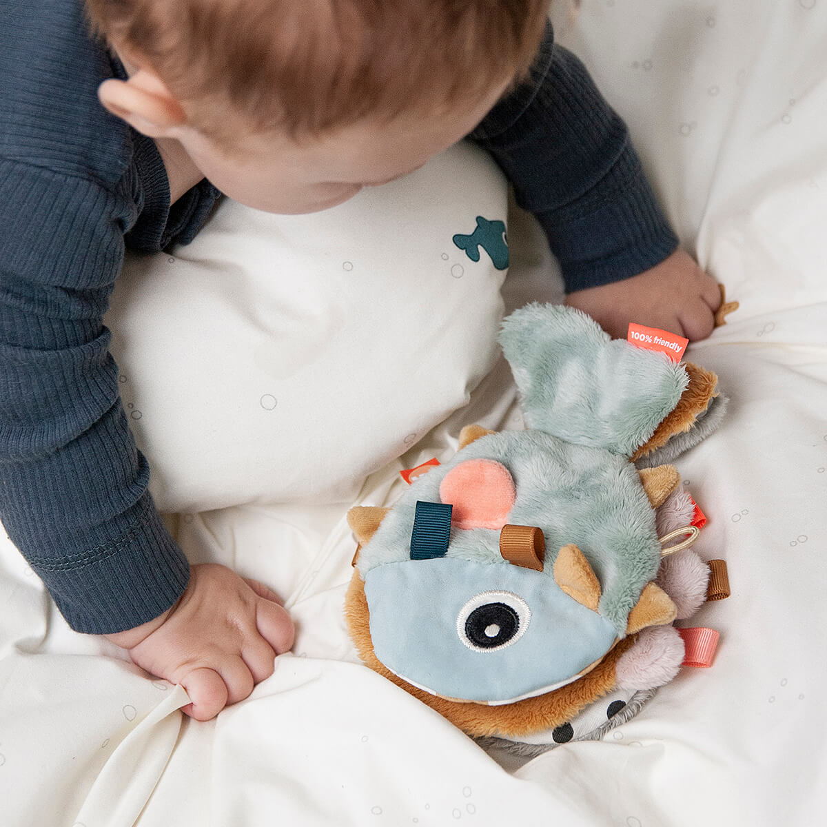 Sensorisk baby aktivitetsbog - Sea friends - Farvemix