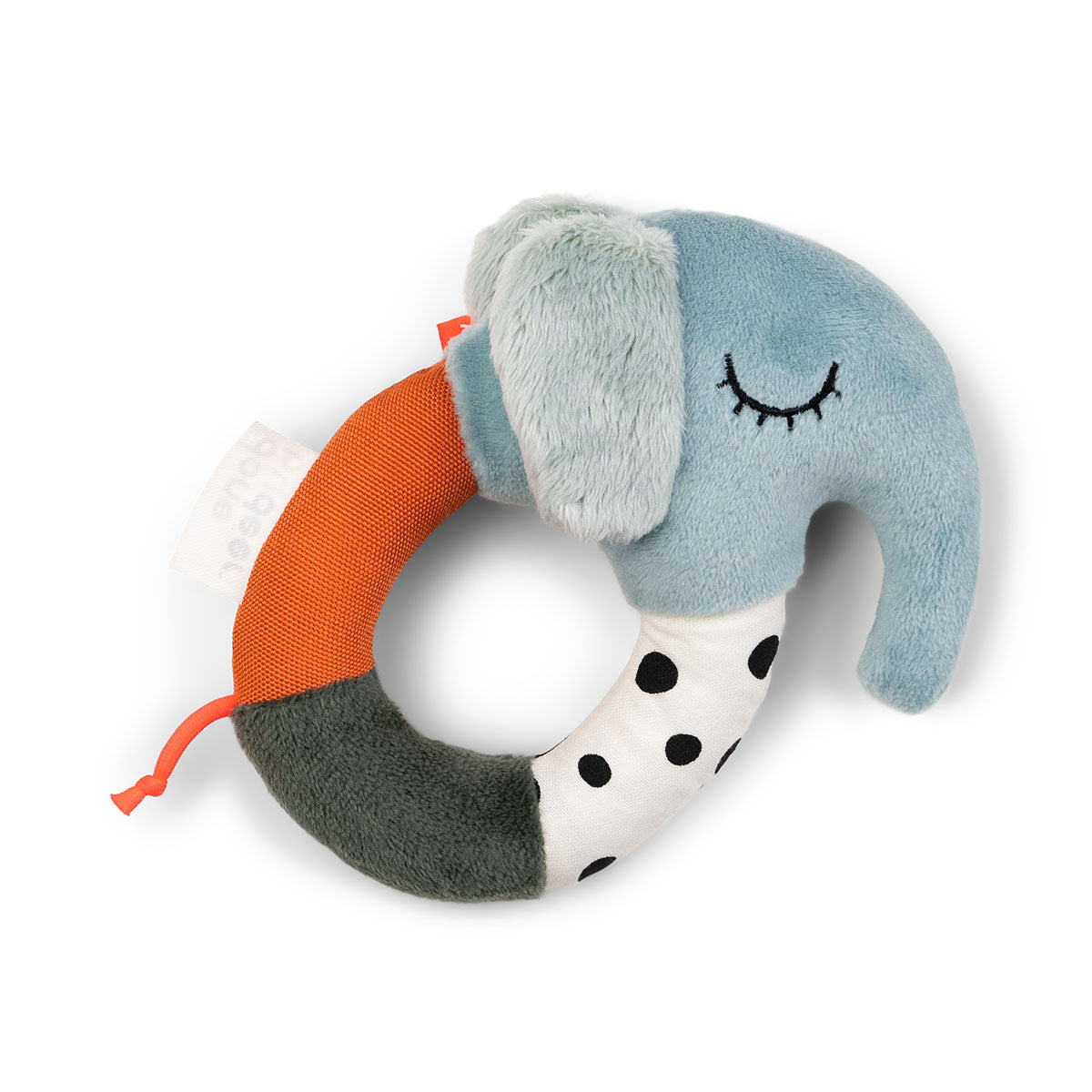 Sensory ring rattle - Elphee - Blue