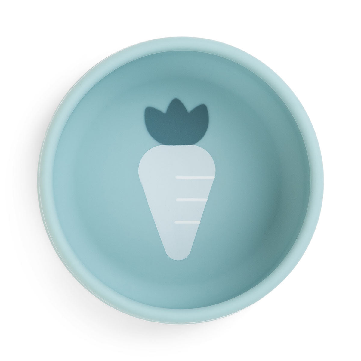 Coffret premier repas en silicone - Bleu