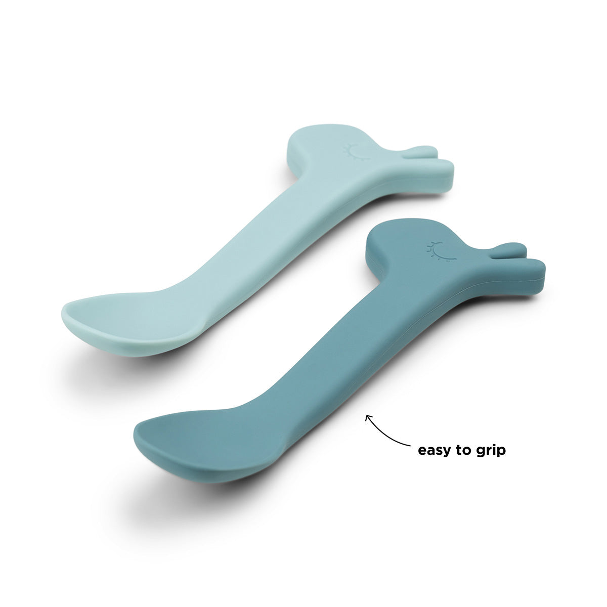 Silicone spoon 2-pack - Lalee - Blue