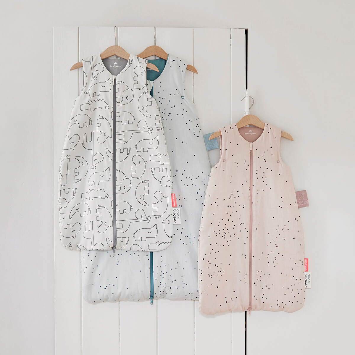 Sleepy bag 90 cm - TOG 2.5 - Dreamy dots - White