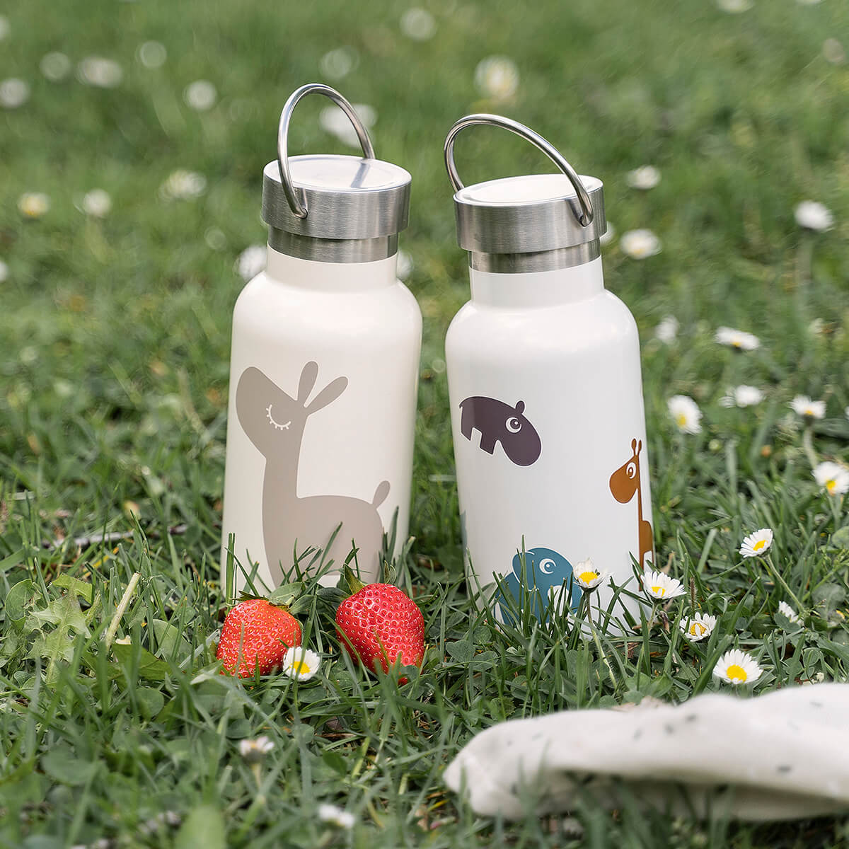 Thermo metal bottle - Deer friends - Colour mix
