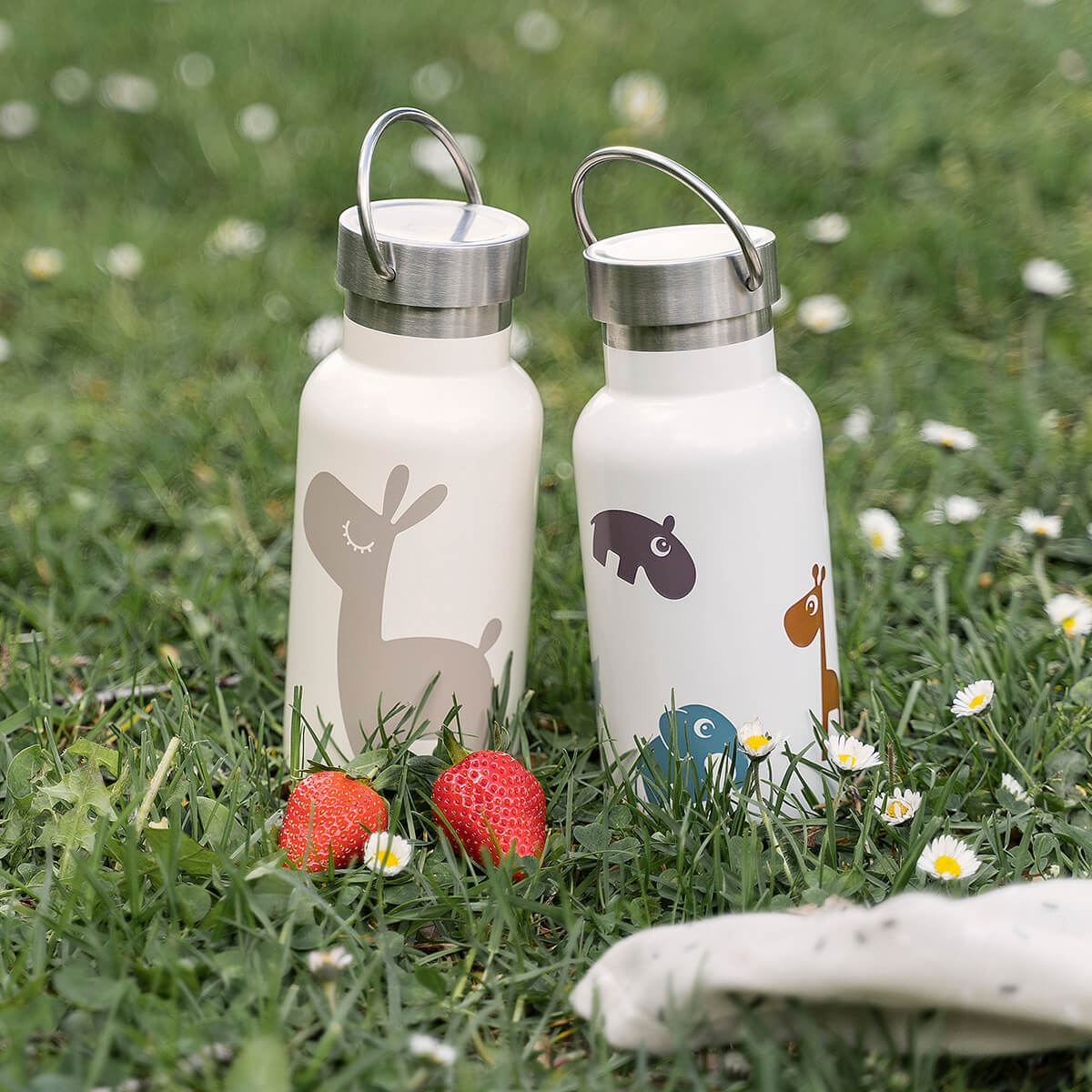 Thermo metal bottle - Deer friends - Colour mix
