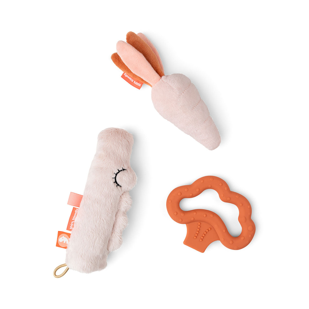 Sensorik-Spielset 3 Teile - Croco - Rosa