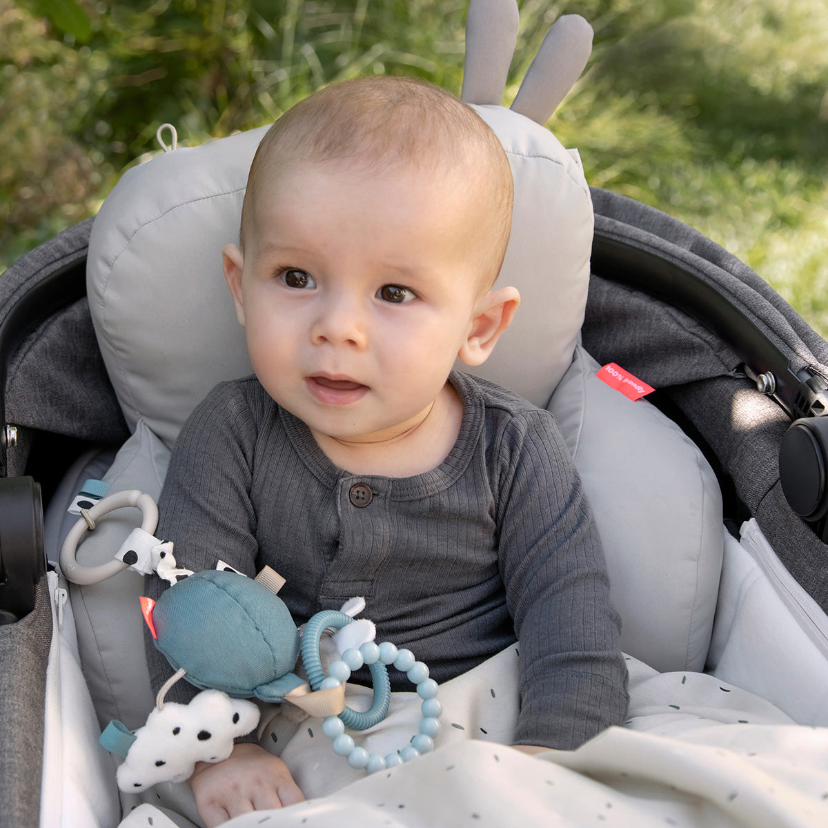 To go activity mirror - Happy clouds - Blue