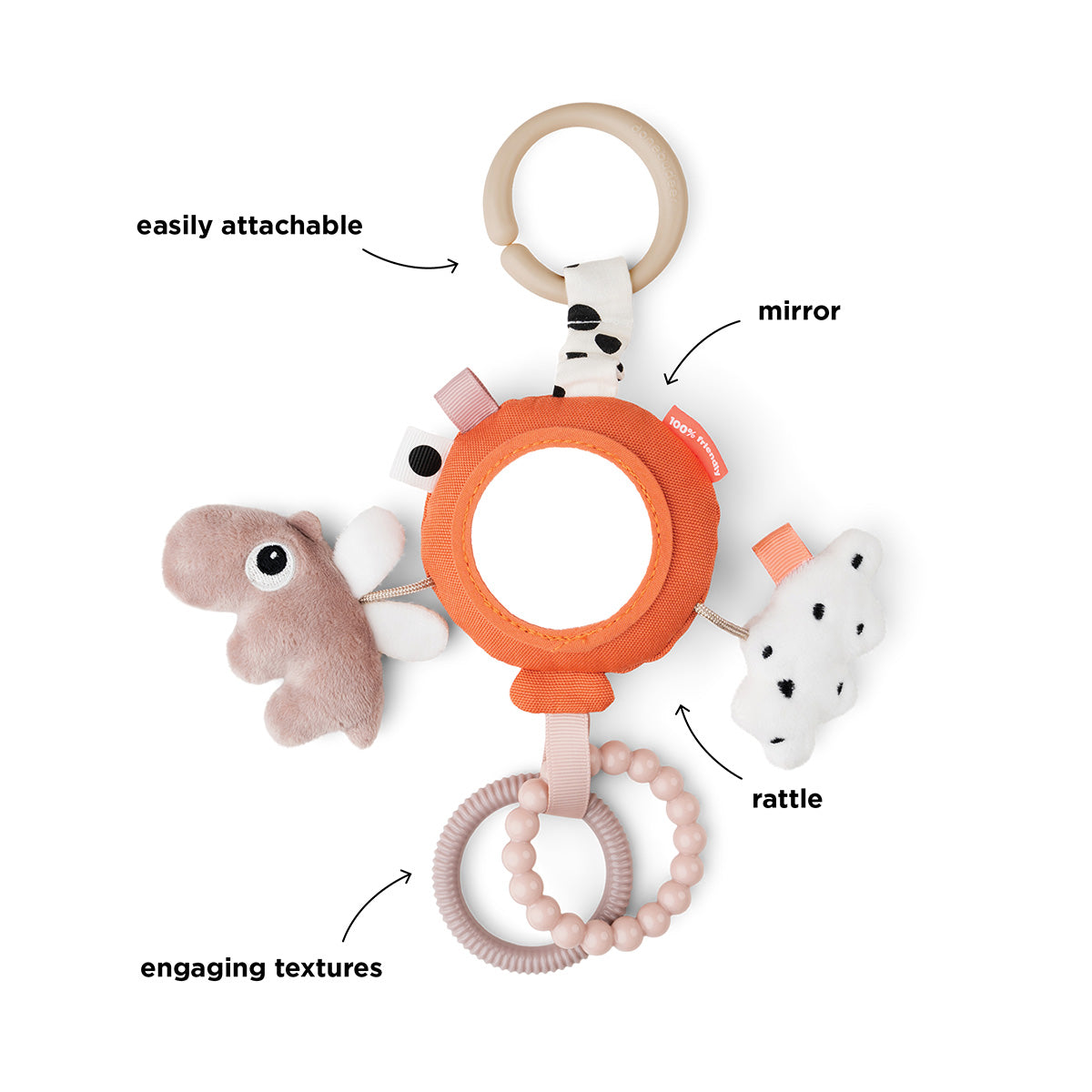 To go activity mirror - Happy clouds - Papaya