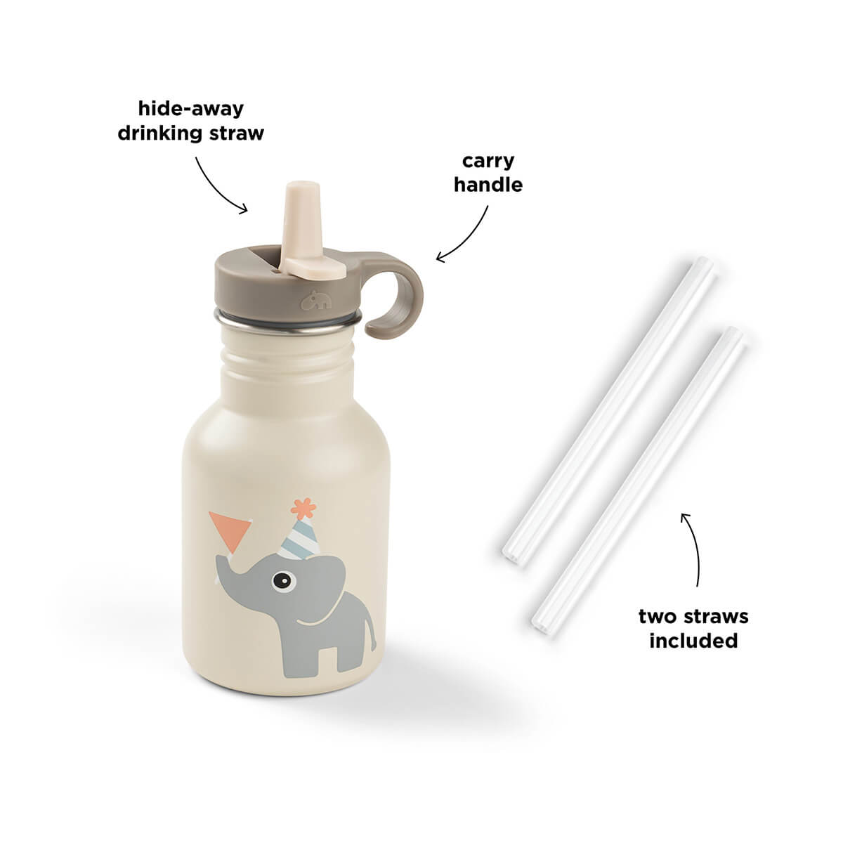 Metallflasche - Celebration - Sand - 350 ml