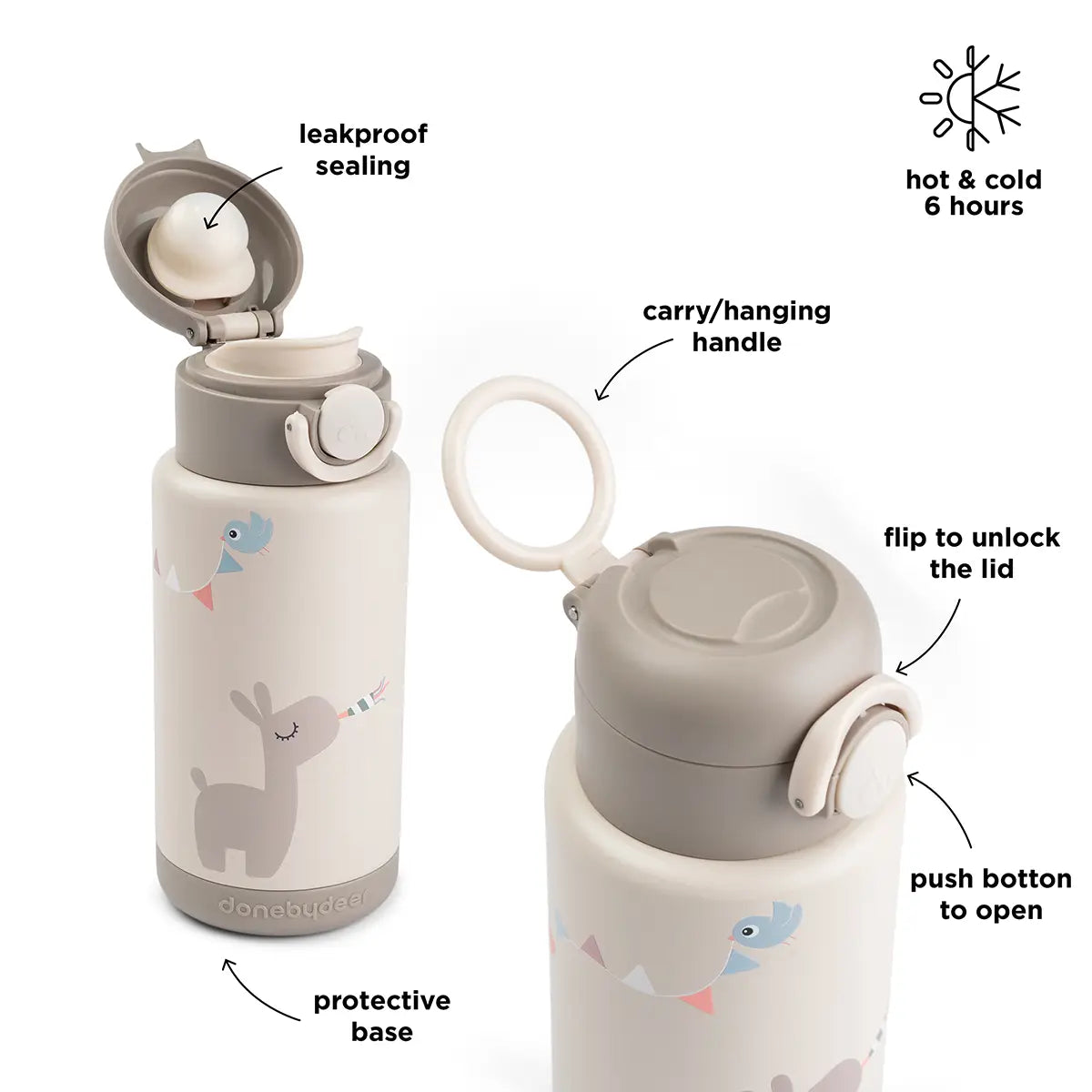 Thermoflasche Celebration Sand 340 ml