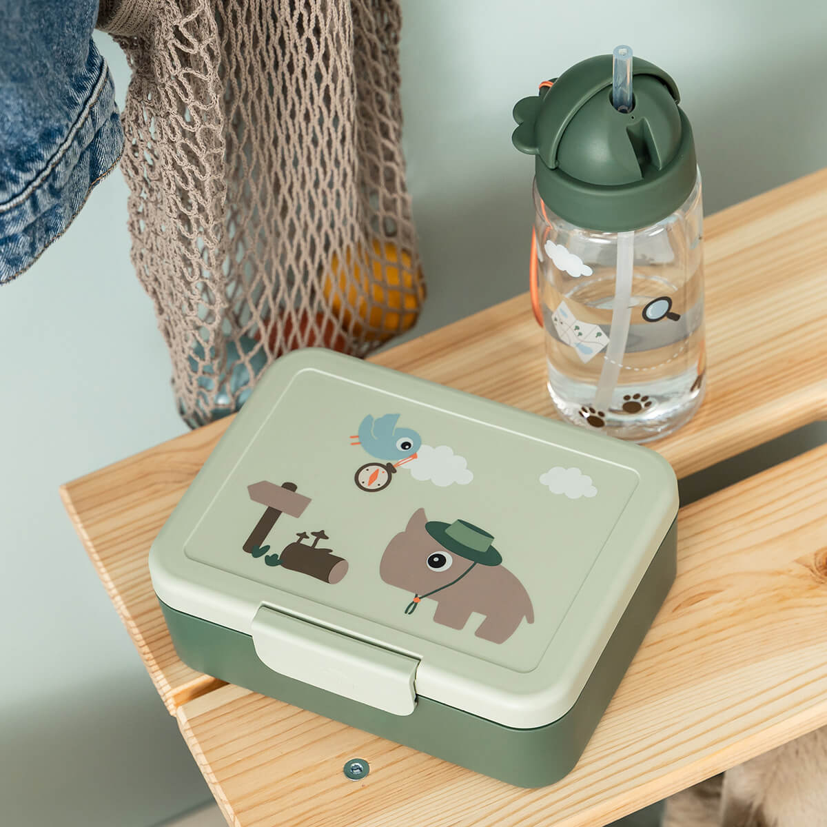 tiny trails rygsæk-sæt - junior - grøn