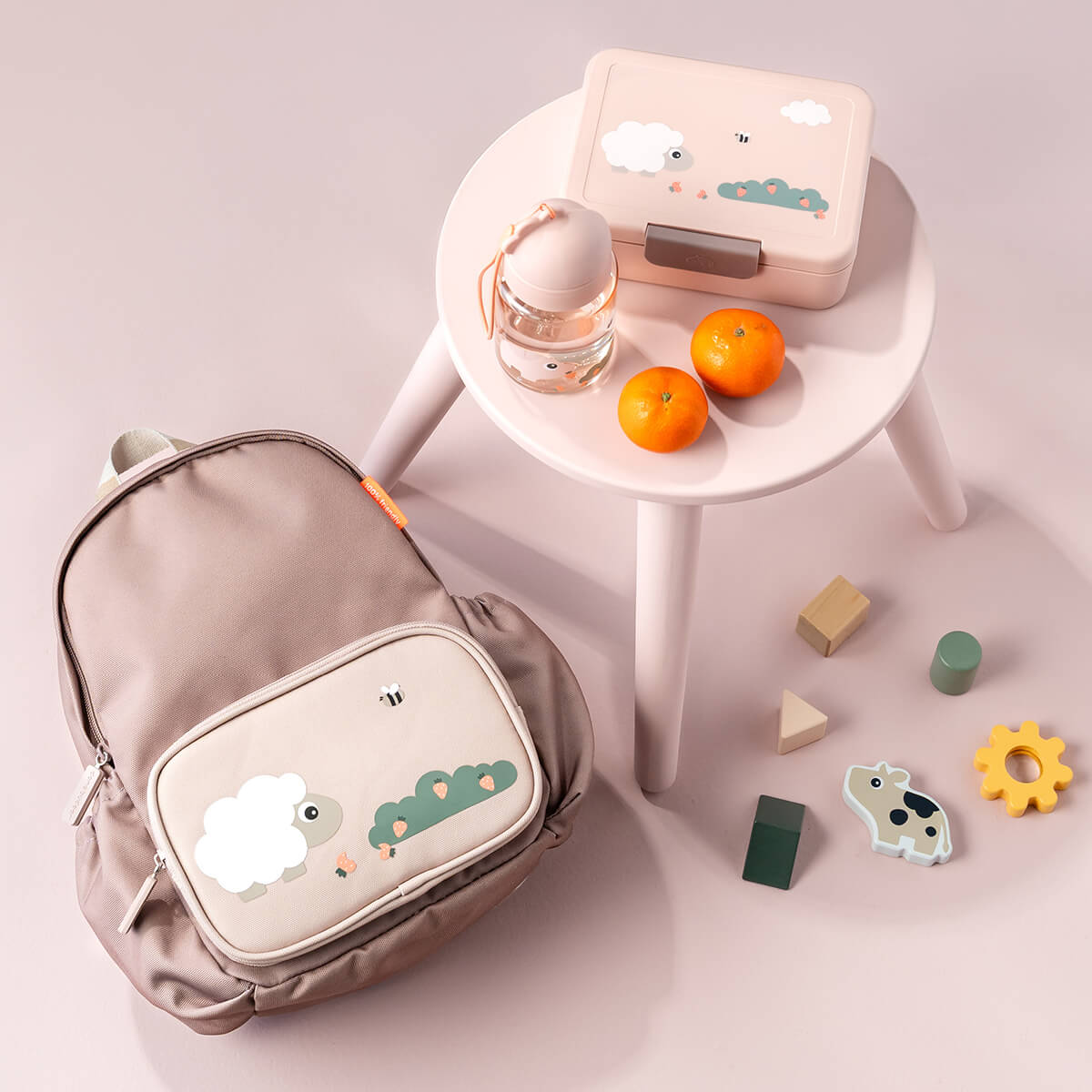 Kids backpack kit - Tiny farm - Powder