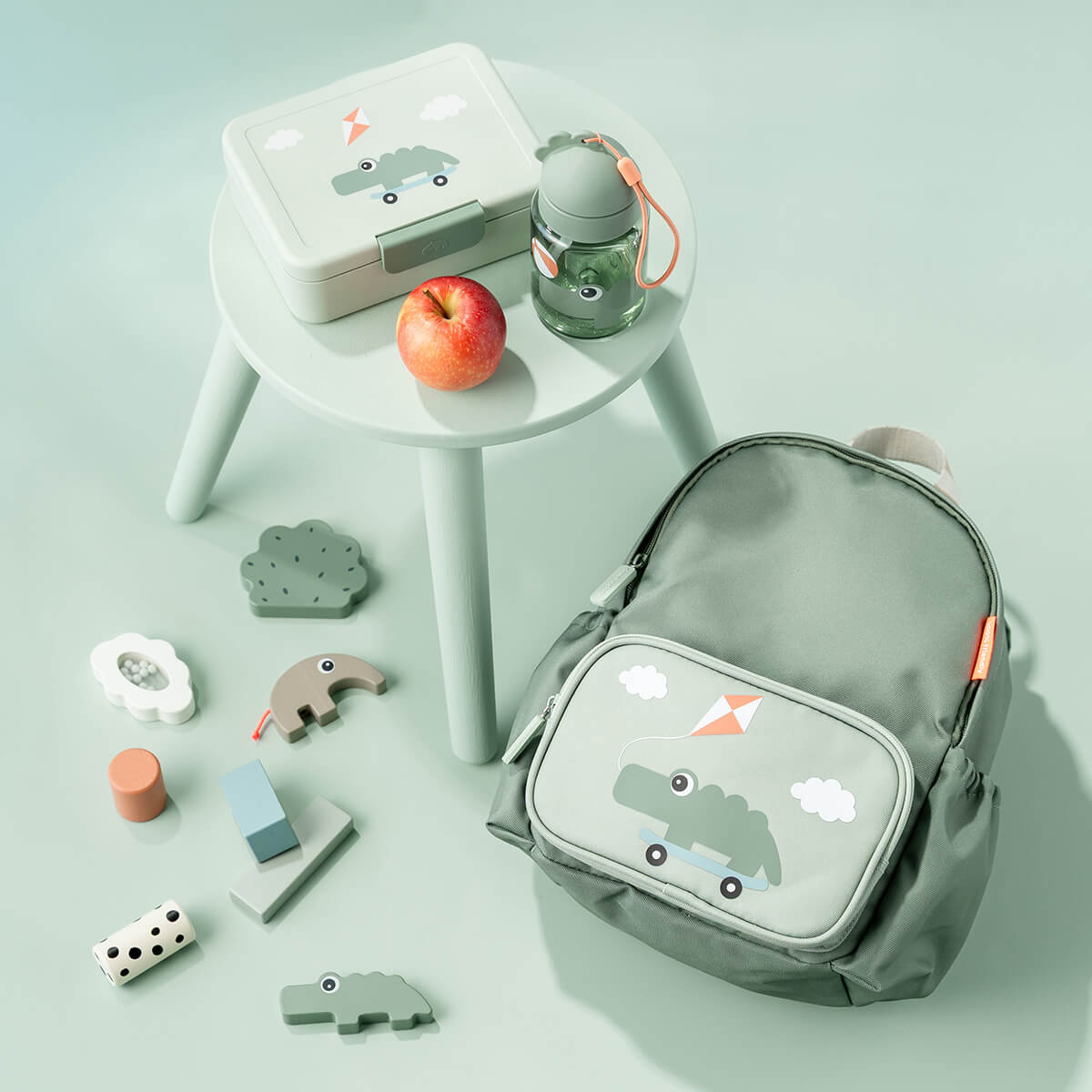 Kids backpack kit - Playground - Green
