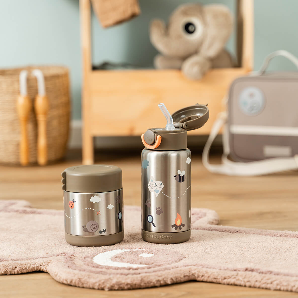 Insulated food jar - Tiny trails - Sand - 300 ml