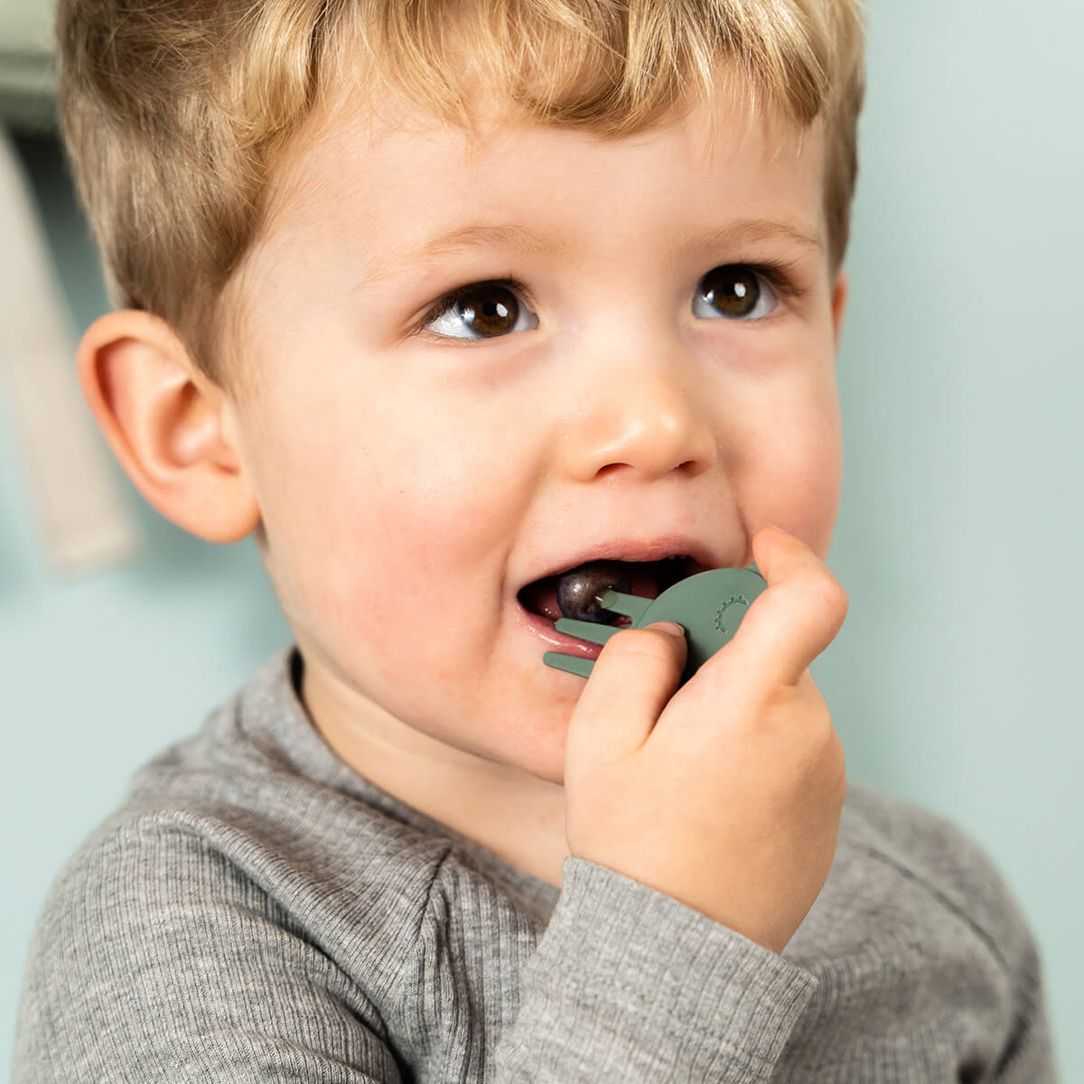 Tiny lunch box w/snack picks - Tiny trails - Green