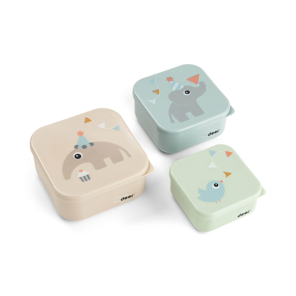 Snack box set 3 pcs - Celebration - Colour mix