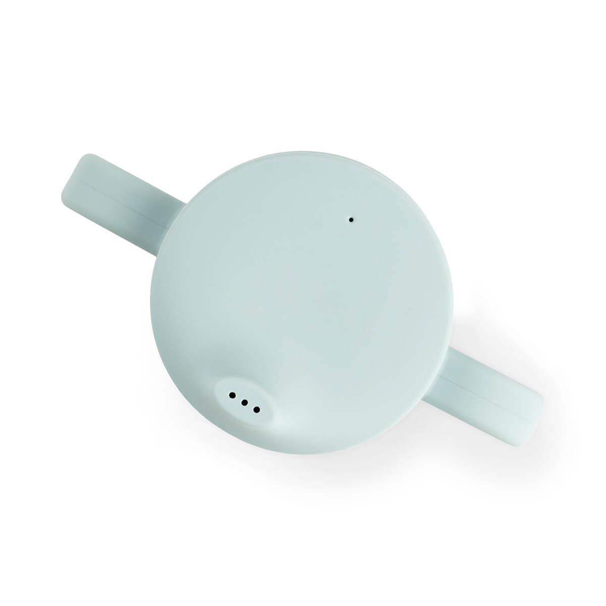 Silicone spout cup 2-handle - Tiny farm - Blue