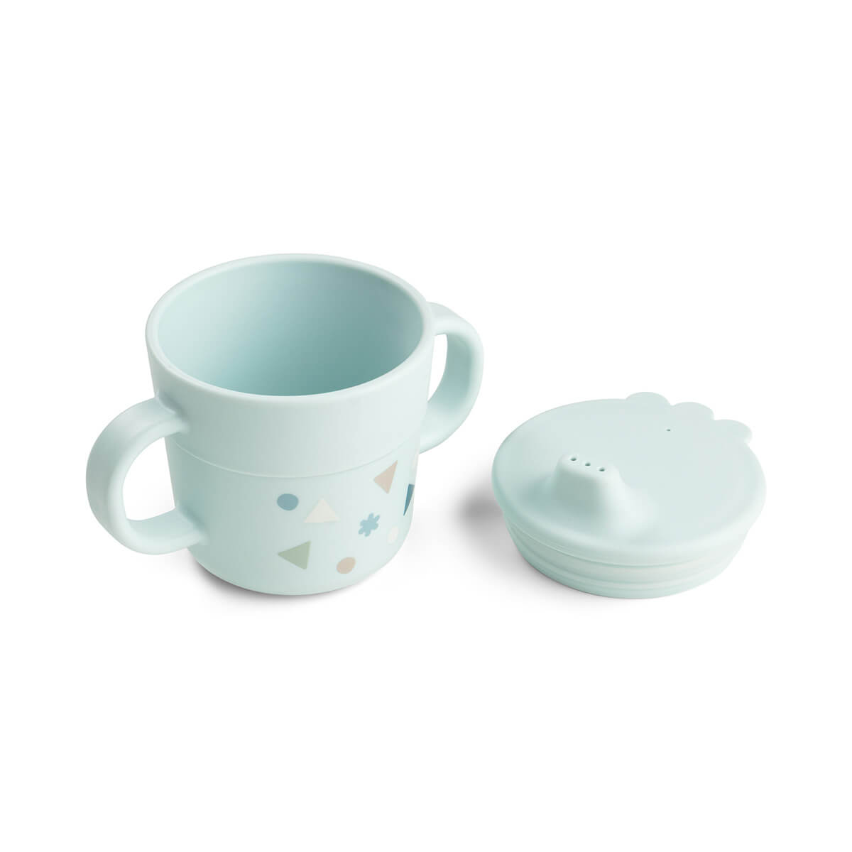 Foodie dinner set w/suction - Celebration - Blue