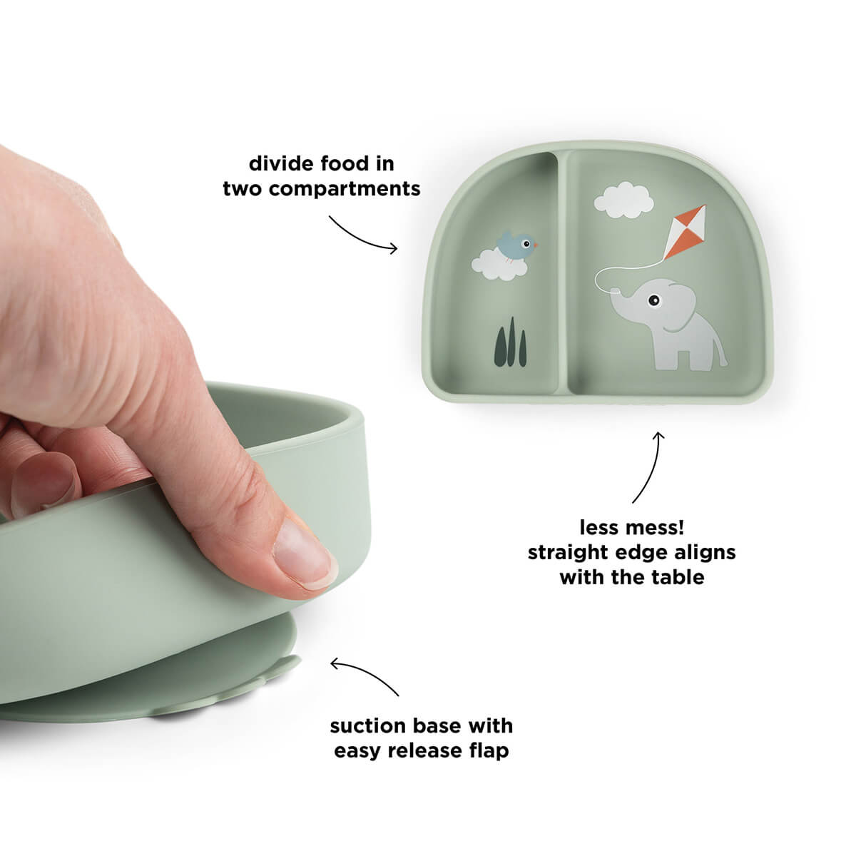 Stick&Stay Fachschale - Spielplatz - Grün