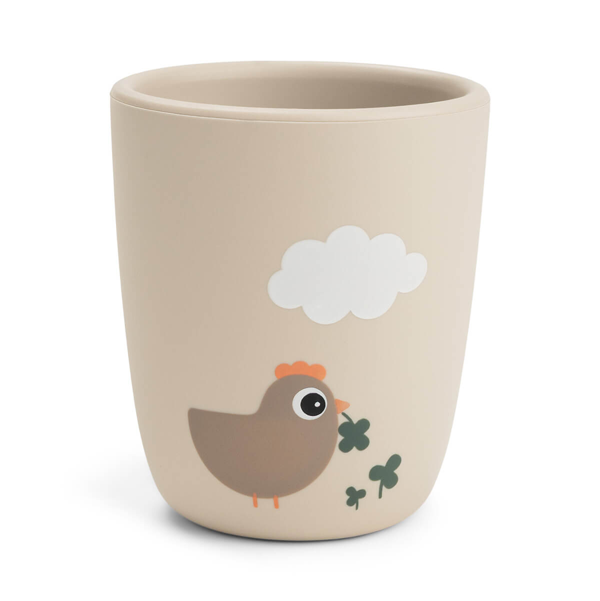 Silicone mini mug - Tiny farm - Sand