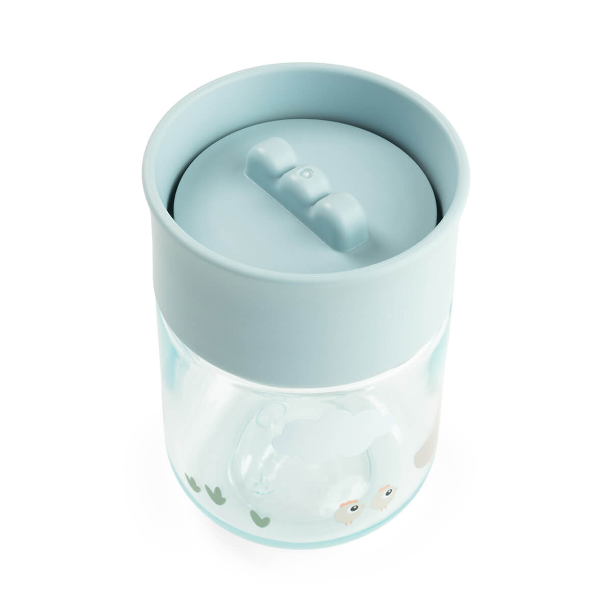 Learning cup 360° - Tiny farm - Blue