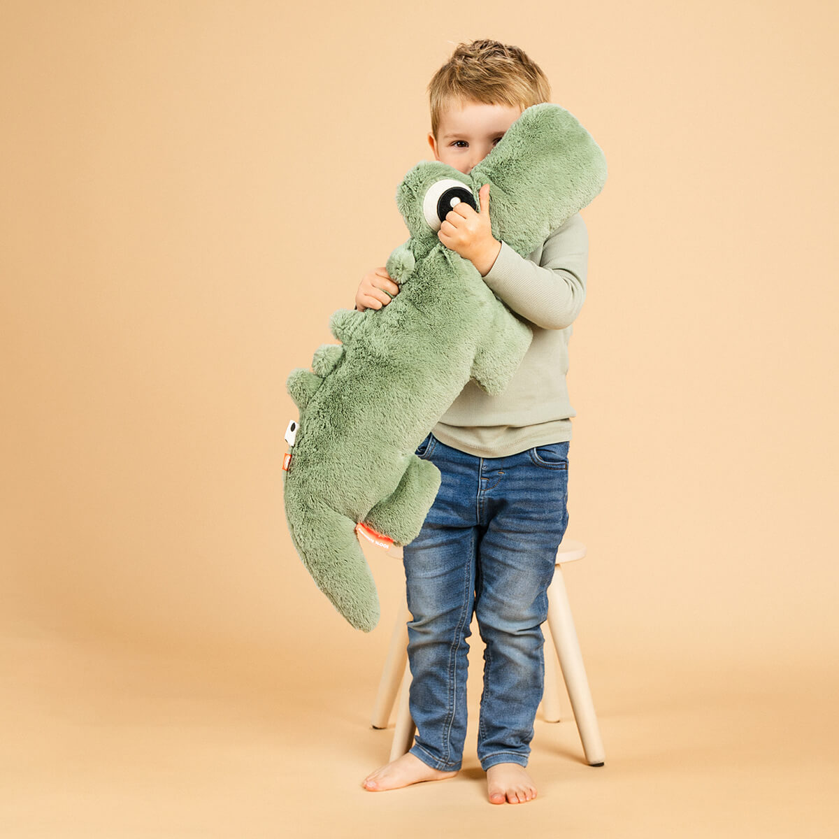 Peluche moyenne - Croco - Vert