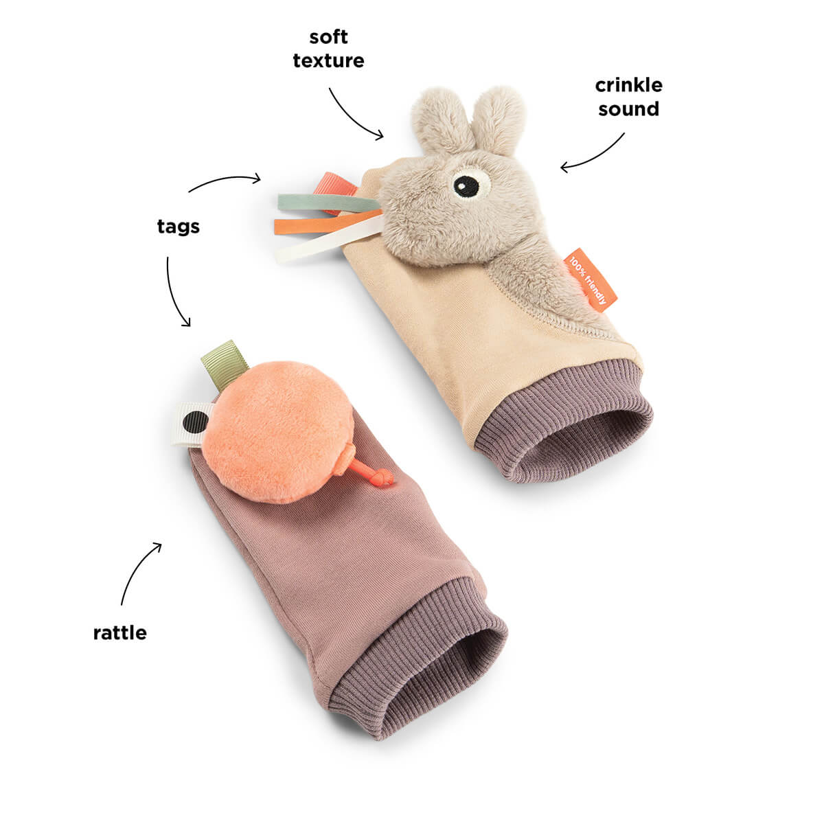 Rangle sokker - Celebration - Sand