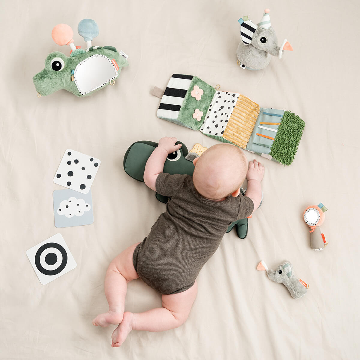 Activity floor mirror - Croco - Green