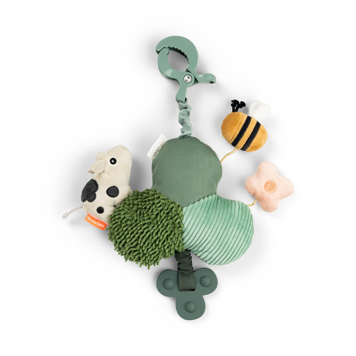 Activity mirror w/clip - Tiny farm - Green