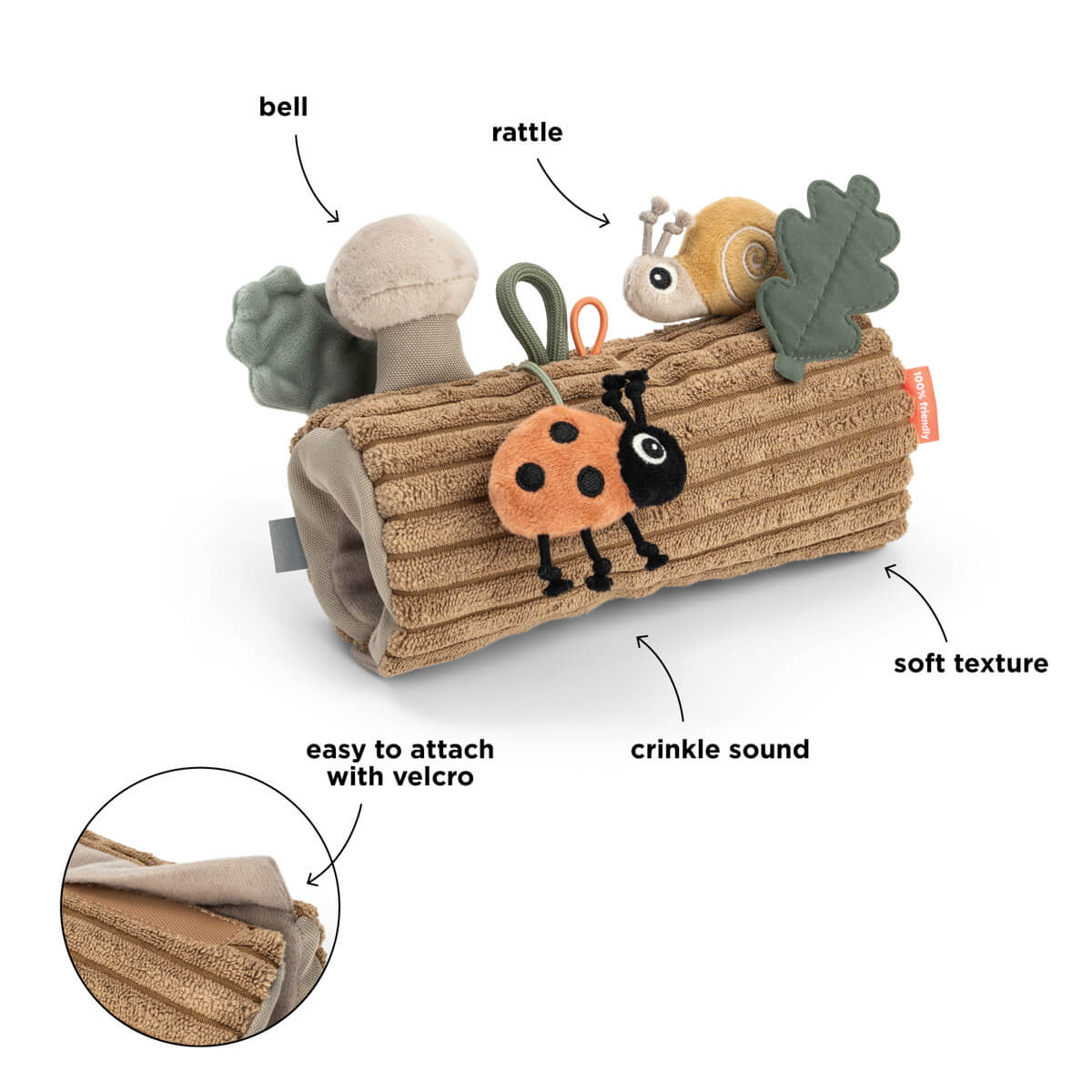 Stroller activity toy - Tiny trails - Colour mix